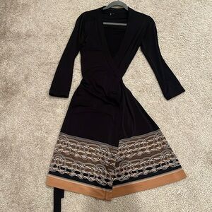 T-Tahari black chain dress